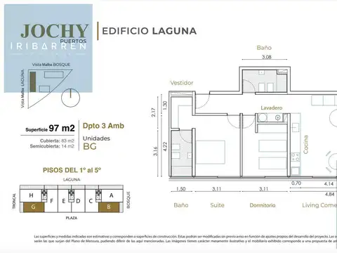 Departamento en Venta en Puertos, USD 310.000