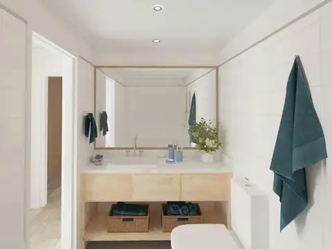 Departamento 3 ambientes con 2 baños
