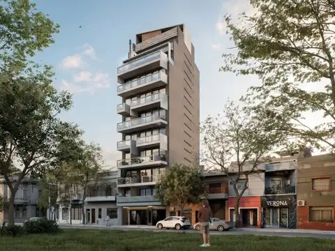 VENTA EN POZO DOS AMBIENTES AL FRENTE CON VISTA A PLAZA IRLANDA