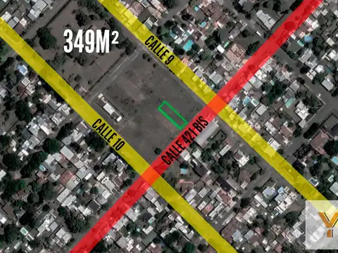 Terreno en venta - 349Mts2 - Villa Elisa