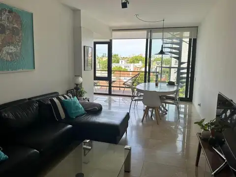 Departamento 2 ambientes con 2 baños