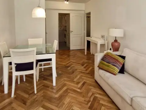 Alquiler de Departamento 3 Ambientes amoblado con balcón al frente y cochera en Palermo, Capital Federal