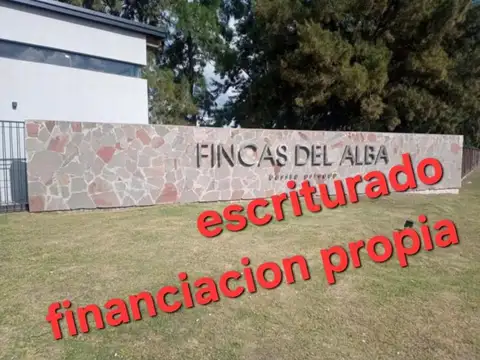 LOTE  EN VENTA EN FINCAS DEL ALBA FINANCIACION