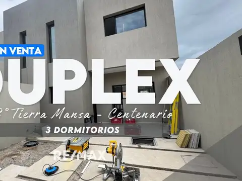 VENTA DUPLEX 3 DORMITORIOS - TIERRA MANSA 