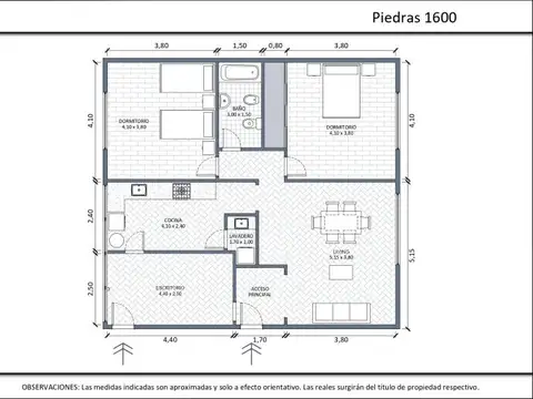 VENTA DEPARTAMENTO DE 4 AMBIENTES PLANTA BAJA LATERAL CON LAVADERO EN BARRACAS