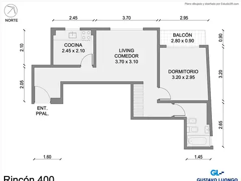 Departamento en Venta de 2 ambientes