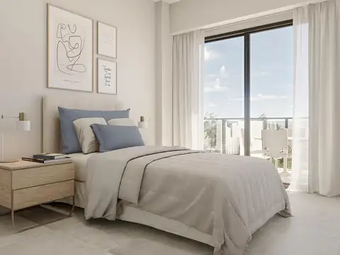 Departamento 2 ambientes con 1 baño