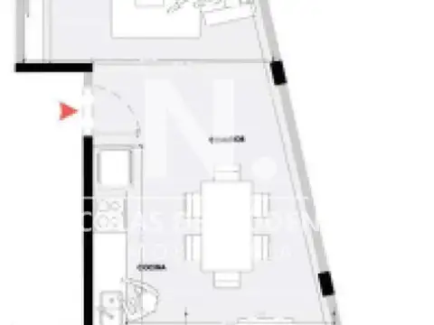 Departamento en Venta de 2 ambientes