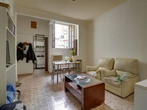 Departamento 2 ambientes con 1 baño