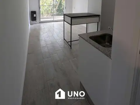 Departamento Monoambiente con 1 baño
