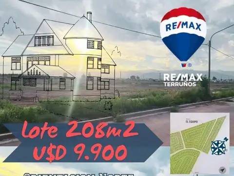 Terreno en Venta de 208,0 m2