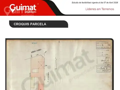 Terreno en Venta en Villa Ortuzar, USD 990.000