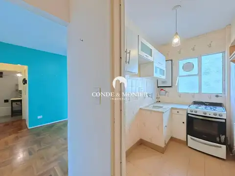 Departamento 2 ambientes con 1 baño