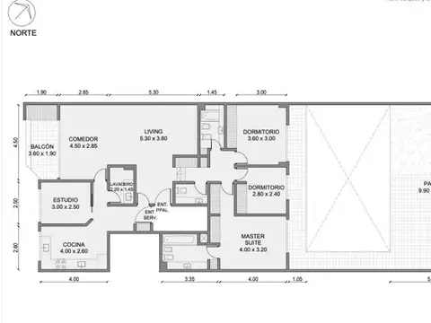 Departamento en Venta de 4 ambientes