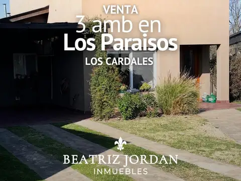 VENTA CASA 3 AMBIENTES, LOS PARAISOS, LOS CARDALES