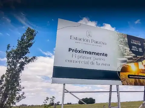 Venta terreno barrio abierto Estación Paraíso