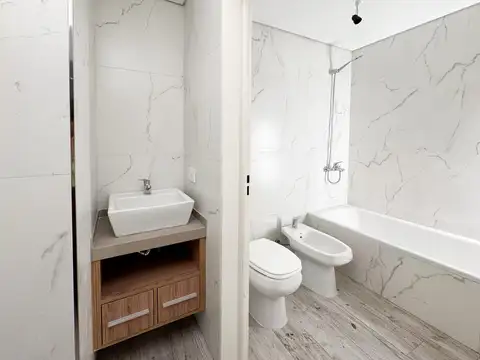 Departamento 2 ambientes con 1 baño