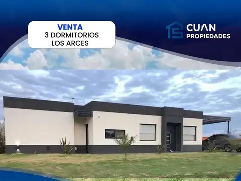 CASA EN VENTA LOS ARCES APTA CRÉDITO - CUAN PROPIEDADES