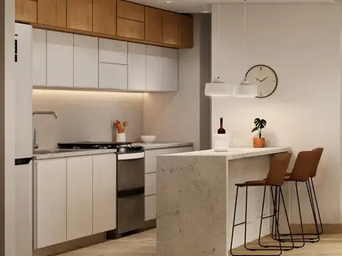 Departamento Monoambiente con 1 baño