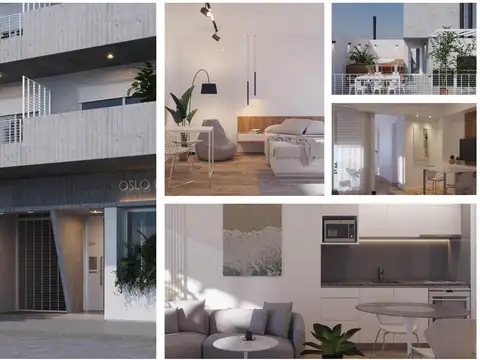 Departamentos monoambientes y 1 dormitorio con amenities