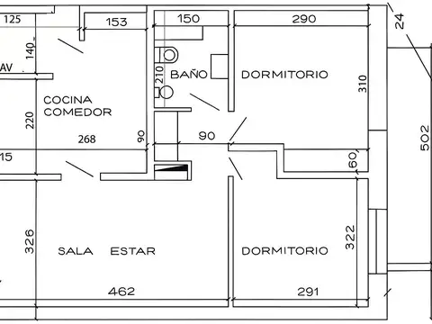 Departamento en Venta de 2 dormitorios