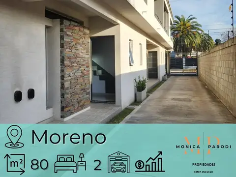 DÚPLEX EN VENTA EN MORENO – COMPLEJO CON SEGURIDAD Y COCHERA