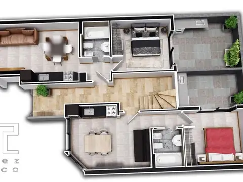 Departamento en Venta de 1 dormitorio