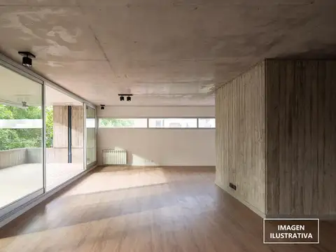 Departamento piso exclusivo de 3 dormitorios con balcon y patio a metros de Av. Pellegrini