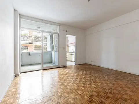 Alquiler Departamento Monoambiente Al Frente Balcón Luminoso Cochera Caballito