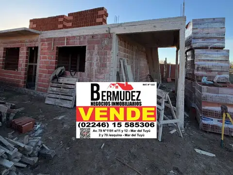 VENTA DEPTO TIPO CASA 3 AMBIENTES A ESTRENAR CALLE 57 ENTRE 9 Y 10 MAR DEL TUYU ANTICIPO Y CUOTAS!!