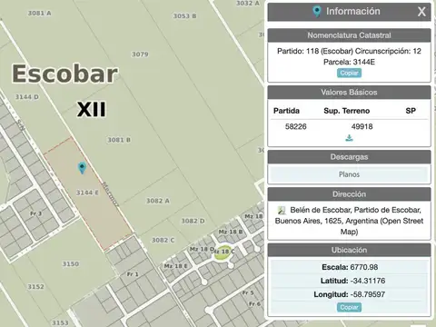 Terreno en Venta de 100000,0 m2
