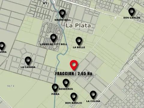 Terreno en Venta de 26567,0 m2
