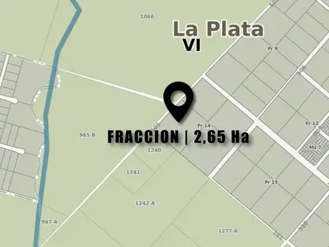 Fracción en VENTA | 501 y 161 J. Gorina