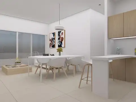 Departamento 3 ambientes con 2 baños