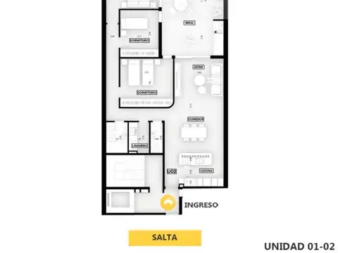 Salta 2000 , Piso 1