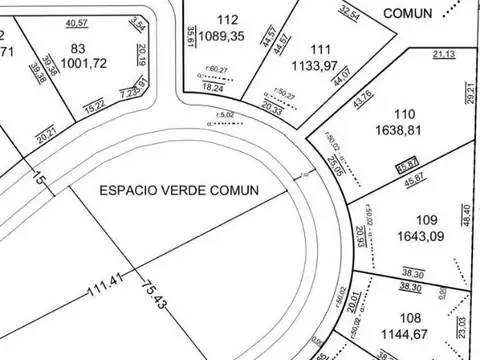 Terreno en Venta de 1144,0 m2