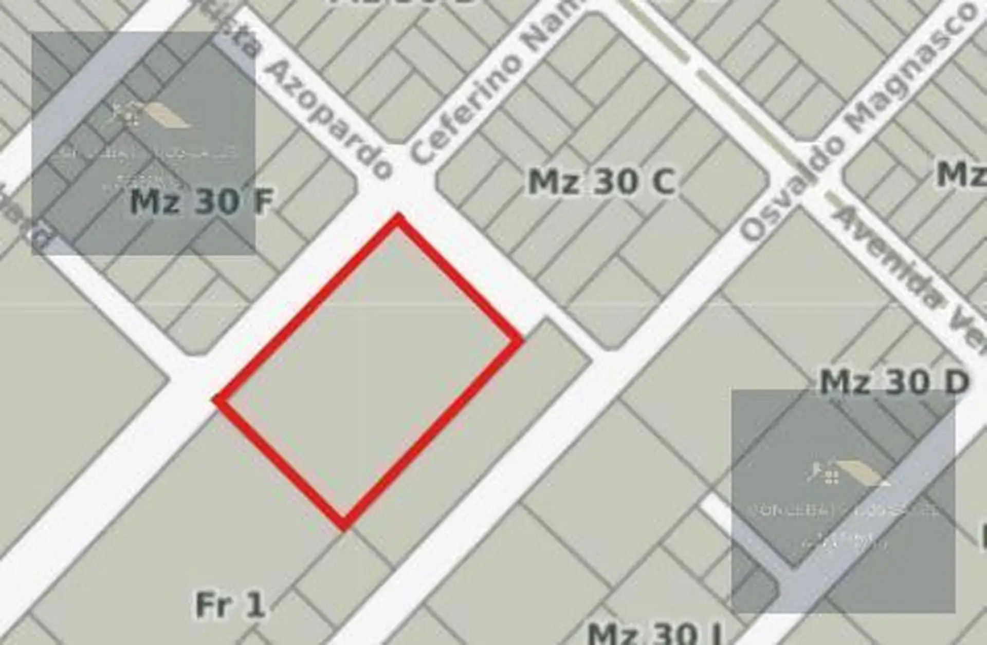 Terreno en venta barrio Fortunato de la Plaza