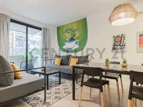 Venta Departamento 2 Ambientes al frente con Balcón y Patio en Palermo Opción Amoblado APTO CREDITO