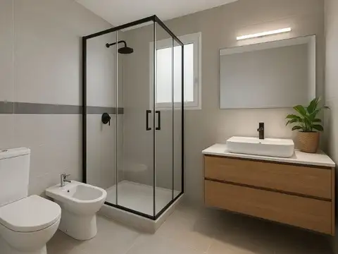 Departamento 3 ambientes con 1 baño