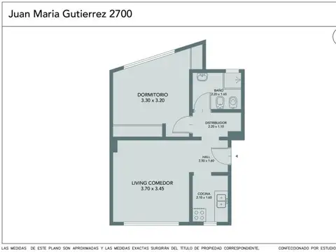J M Gutiérrez 2700 , Piso 0