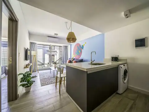 Departamento 2 ambientes con 2 baños