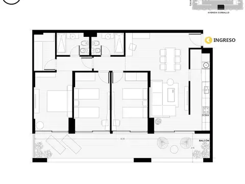 Venta | Departamento 3 dormitorios con balcón | Barrio Refinería, Rosario