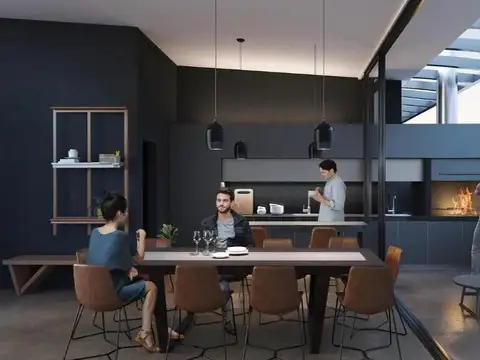 Departamento Monoambiente con 1 baño