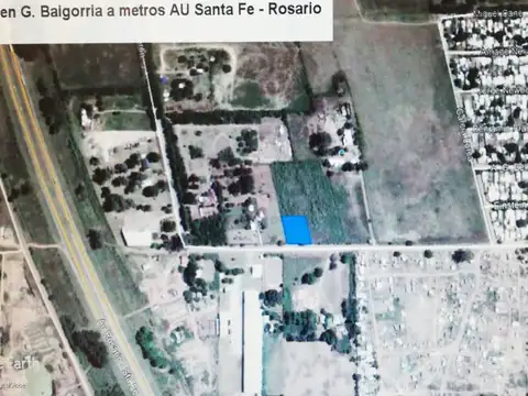 Lotes industriales en Gdero Baigorria