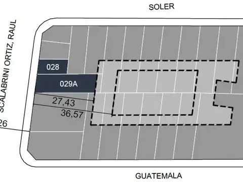 Terreno en Venta 15  mts Frente
