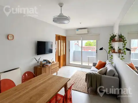 ALQUILER Departamento  2 ambientes con  balcón y parrilla en VILLA CRESPO