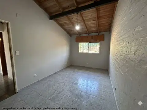 Casa 3 ambientes con 1 baño