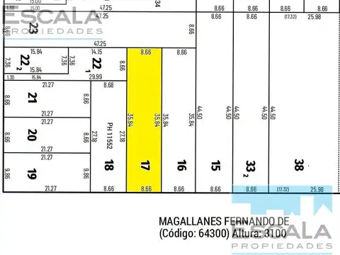 Magallanes al 3100