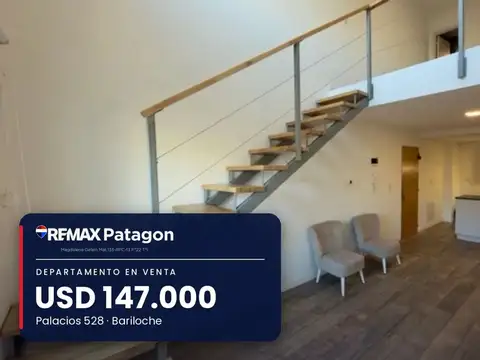Departamento loft en venta | bariloche centro