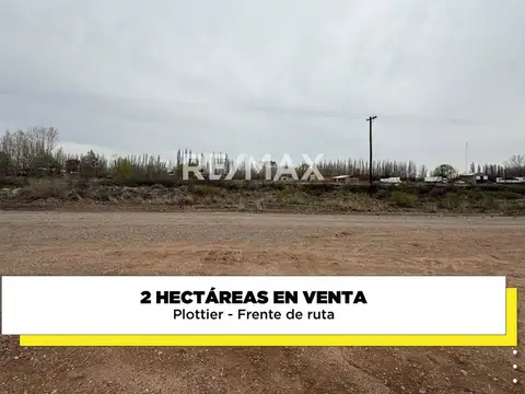 Venta chacra 2 hectáreas - plottier frente a ruta